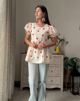 Heart Peplum Top_img_2
