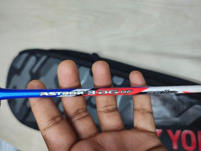 Yonex Astrox 3DG HF White Blue Badminton Racket_img_2