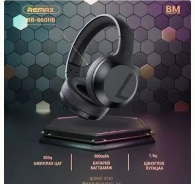 REMAX RB-660HB Stereo Wireless Bluetooth Headset L1-H9003_img_2