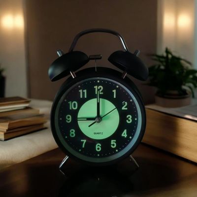 Bell Alarm Black And Yellow (REDIUM) Clock (TC-219)_img_3
