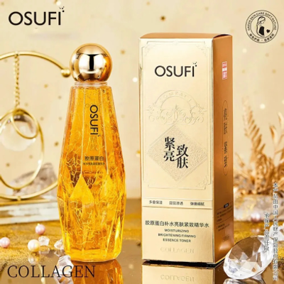 OSUFI Collagen Moisturizing Brightening Firming Essence Toner 300ml_img_0