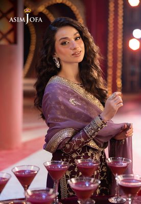 Asim Jofa - Embroidered Chiffon 3 Pcs_img_7