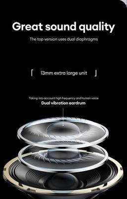 HYUNDAI LP5 Gaming Wireless Bluetooth Earphones Low Latency Headphones 50H Long Battery Life Earbuds Noise Reduction_img_4
