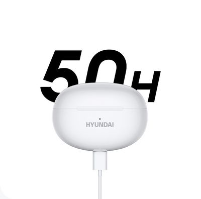 HYUNDAI LP5 Gaming Wireless Bluetooth Earphones Low Latency Headphones 50H Long Battery Life Earbuds Noise Reduction_img_6