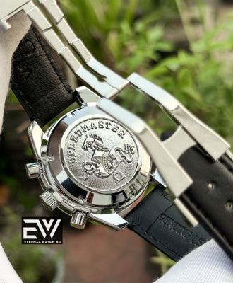 OMEGA 57 SPEED MASTER GREEN BELT GREEN DIAL SILVER CASE_img_2