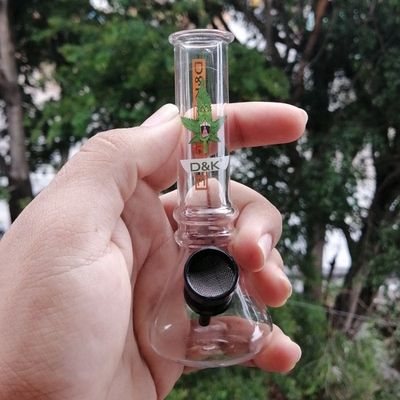 D&K DENGKE 12cm Glass Hookah mini Bong_img_3