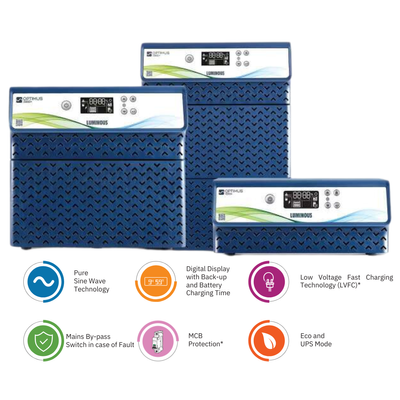 Luminous Optimus 3500+ 3 KVA 24V Sine wave UPS_img_3