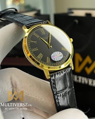 PATEK THIN WATCH | GOLDEN CASE | BLACK DIAL | BLACK BELT | JAPAN MOVEMENT | SAPPHIRE GLASS (SEMI AAA)_img_0