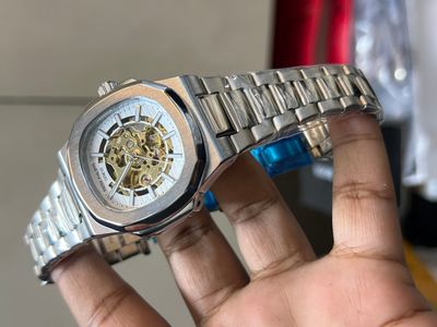 PATEK AUTO CHAIN WHITE DIAL_img_0