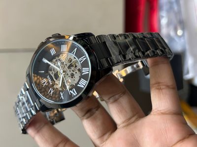 FOSSIL AUTO CHAIN FULL BLACK_img_0