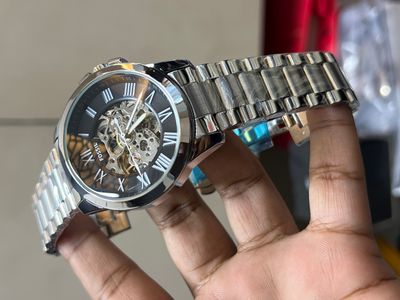 FOSSIL AUTO CHAIN BLACK DIAL_img_0