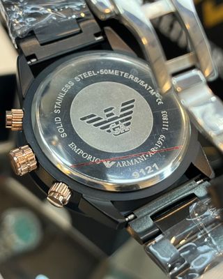 ARMANI CHRONO | MATTE FINISH | FULL BLACK (AA)_img_1