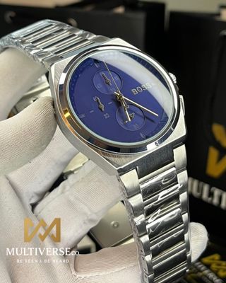 BOSS CHRONO | SILVER CHAIN | BLUE DIAL (AA)_img_0