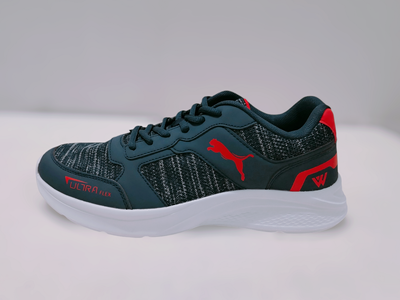 Western Ultra Flex Casual Sneakers Shoe for Men - Navy Red_img_2
