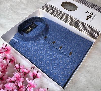 PREMIUM CHINA DIGITAL PRINTED PANJABI || 🩵✨_img_0