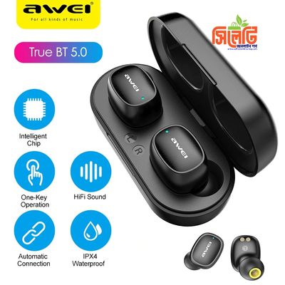 Awei T13 Pro TWS Waterproof Touch Sports Earbuds (Code: 413100)_img_2