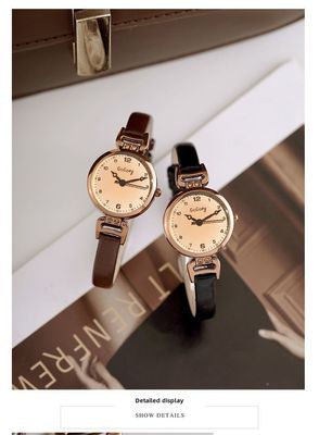 Retro brand high quality watch, dial, quartz watches, light luxury style, Chanel style, small dial_img_8