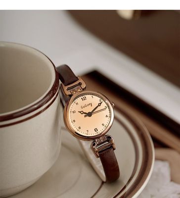 Retro brand high quality watch, dial, quartz watches, light luxury style, Chanel style, small dial_img_12