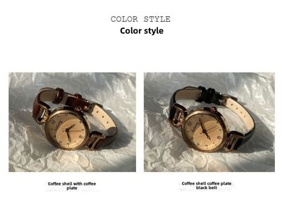 Retro brand high quality watch, dial, quartz watches, light luxury style, Chanel style, small dial_img_14