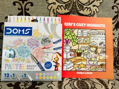 Any Book + 14 Color Brush Pen Combo_img_1