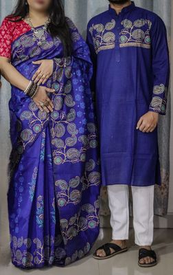 Couple Saree Panjabi_img_1