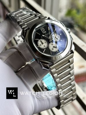 BVLGARI CHAIN BLACK PLAIN DIAL WHITE SUB