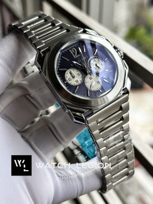 BVLGARI CHAIN BLUE DIAL WHITE SUB