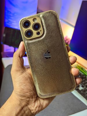 Golden Leather Textured Case_img_0