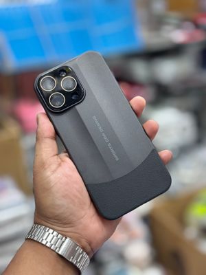 Luxury Splicing Vegan Leather Hard Matte Case_img_1