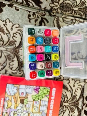 Any Book + 24 Pcs Dual Art Marker combo_img_2