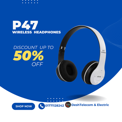 P47 - Wireless Bluetooth Headphone | In Ear Earphone for Android_img_0