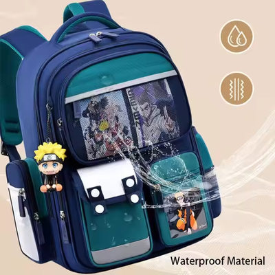 New Multifunctional Waterproof Kids School Bag For Girls Boys_img_2