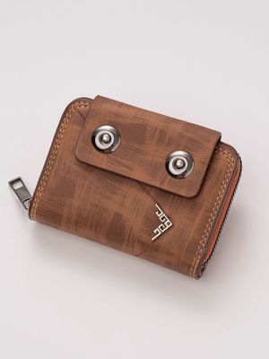 Organ Card Package, Double-buckle Large-capacity Faux Leather Storage Wallet_img_0