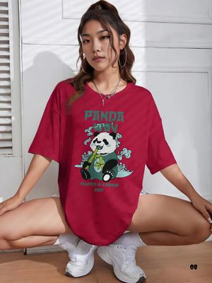 Panda Way Premium Drop Shoulder T-shirt - 08_img_1
