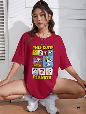 This Cute Peanuts Premium Drop Shoulder T-shirt - 09_img_0