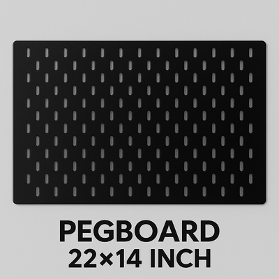 22×14 Square Inch Melamine PegBoard – Premium Wall Organizer_img_1