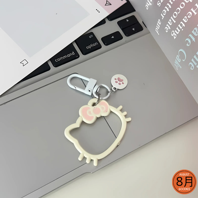 Kawaii Kitty Frame Keychain β Pastel Collection_img_2