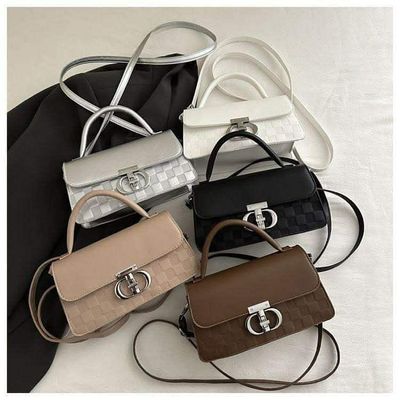 Spring New Women's Handheld Small Square Bag👜_img_0