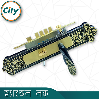 উচ্চ সুরক্ষার বড় আকারের হ্যান্ডেল লক অতিরিক্ত নব সহ প্রধান দরজার লক নতুন রঙের ডোর লক_img_2
