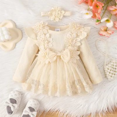 2-Piece Baby Princess Tulle Dress Set
