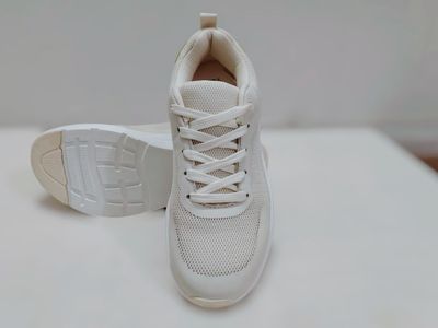 PRIMARK Casual Sneaker Shoes for Women-Cream White._img_0