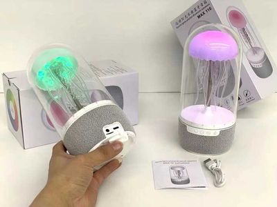 Creative Bluetooth Jellyfish Speaker with Colorful Octopus Lights_img_1