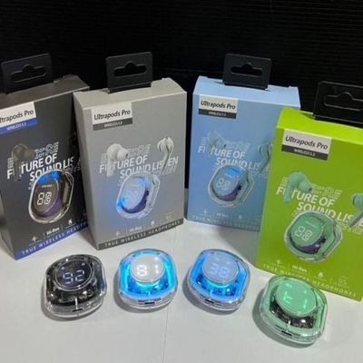 Ultrapods Pro True Wireless Earbuds with Display Transparent Design, Bluetooth 5.3_img_5