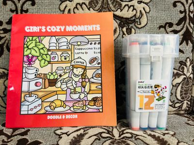 Any Book + 12 Pcs Dual Art Marker combo_img_0