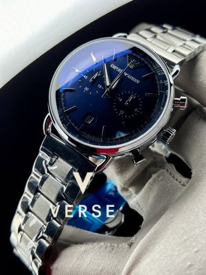Armani Chain Oval simple blue dial_img_0