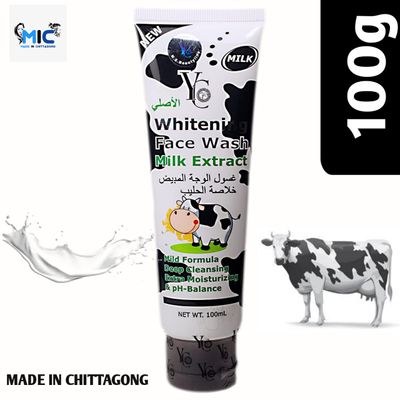 YC Whitening Face Wash Milk Extract 100ml_img_1