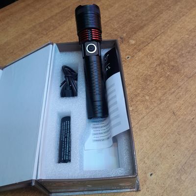 Maxxon MX 702 Rechargeable Flashlight - High Brightness, Waterproof & Durable LED Torchlight_img_1