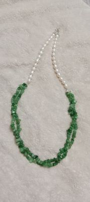 Exclusive Pearl & Coral stone combination neckpiece_img_0