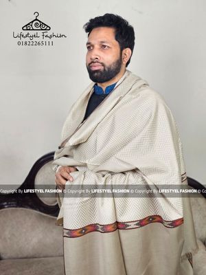অরিজিনাল কাশ্মীরি মিক্সড উল শাল (LF-SAWAL-34)_img_0