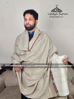 অরিজিনাল কাশ্মীরি মিক্সড উল শাল (LF-SAWAL-35)_img_0